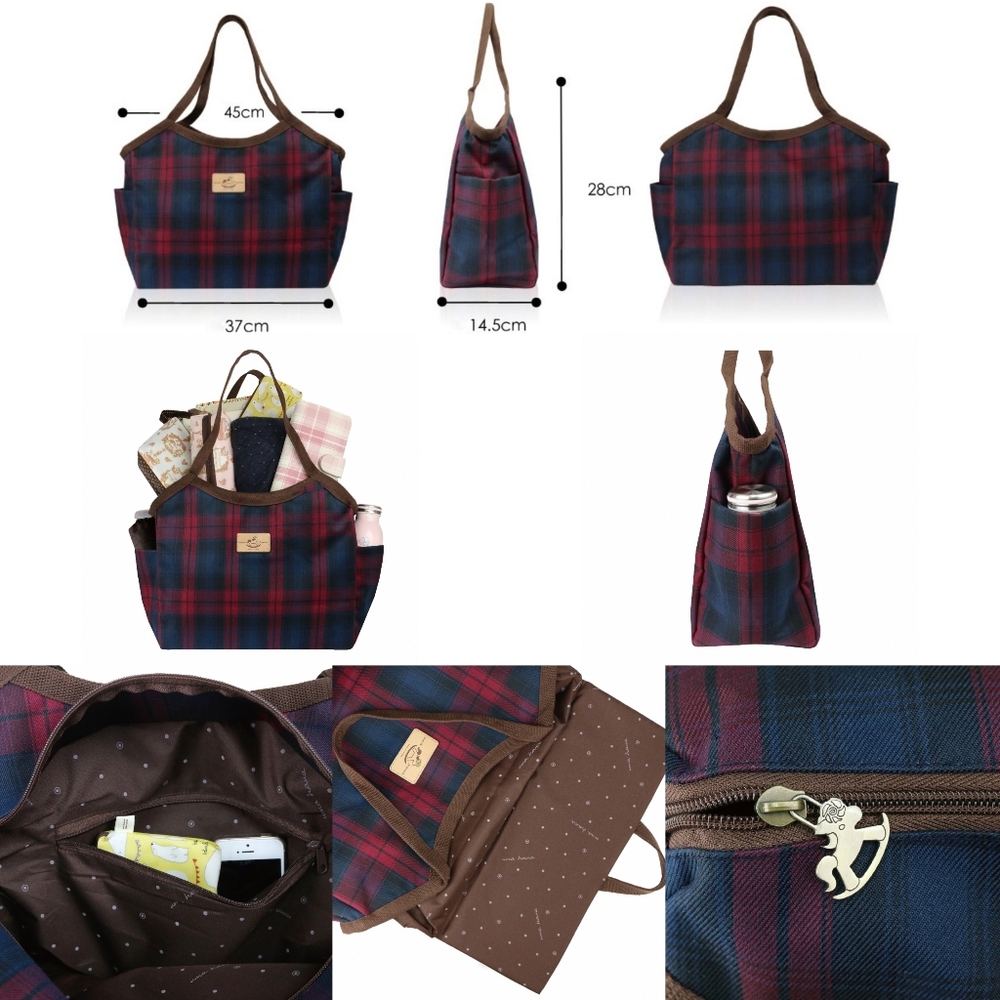 Waterproof Corgi Puppy Trapeze Tote Shoulder Bag Cute Handmade Dog Pattern - Picture 2 of 9